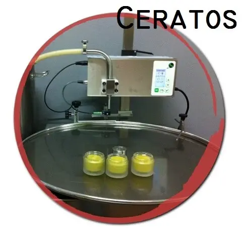 Envasadora de ceratos Llenadora en caliente