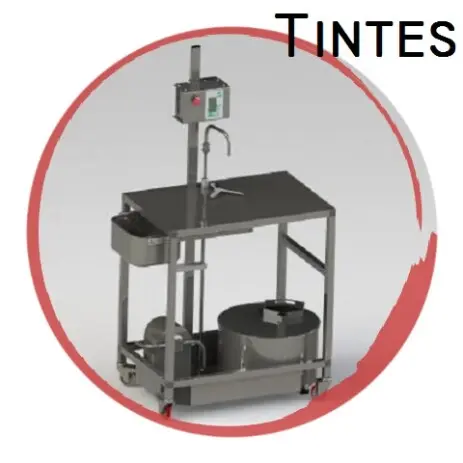 Llenadora para tintes ceramicos