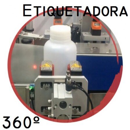 Etiquetadora envolvente de envases 