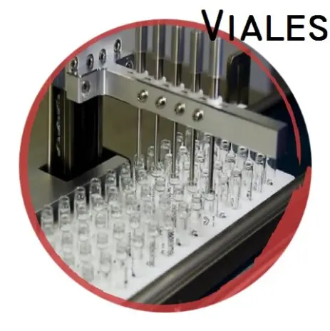 Llenadora de viales automatica